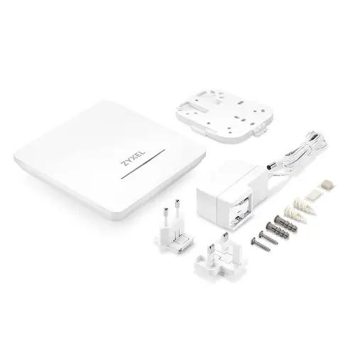 Punct de acces, ZyXEL NWA50BEPRO, BE6500, (2.4GHz: 2x2:2, 5GHz sau 6GHz: 2x2:2) MU-MIMO, Dual Radio 2.4 și 5 sau 6GHz, 1 x porturi LAN 2.5G, PoE+ - 4