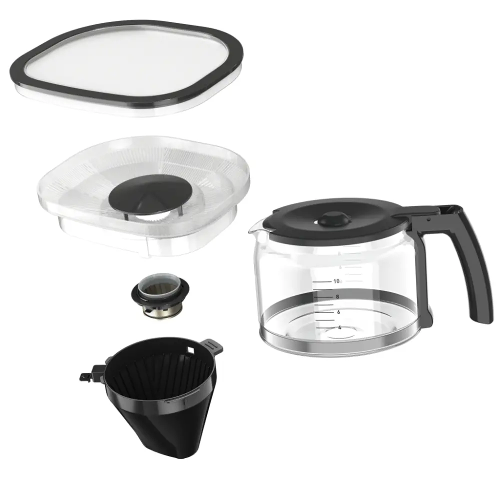 Кафемашина, Krups KM832810 Grind & Brew, metalic grinder, 3 grinding settings, digital display, timer, 1.25L - image 6