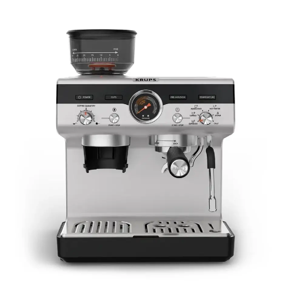 Кафемашина, Krups XP801T10 Esp Pump+Grinder Precision