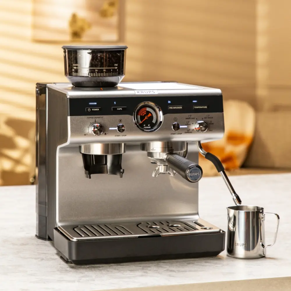 Кафемашина, Krups XP801T10 Esp Pump+Grinder Precision - image 5