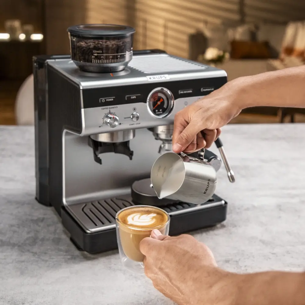 Кафемашина, Krups XP801T10 Esp Pump+Grinder Precision - image 6