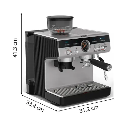 Кафемашина, Krups XP804T10 Esp Pump+Grinder Precision Plus - image 3