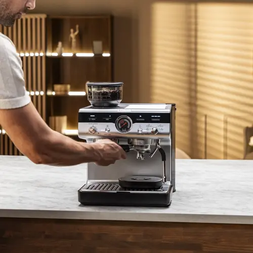 Кафемашина, Krups XP804T10 Esp Pump+Grinder Precision Plus - image 5