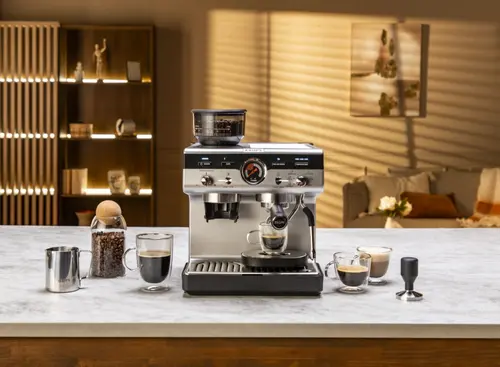 Кафемашина, Krups XP804T10 Esp Pump+Grinder Precision Plus - image 6