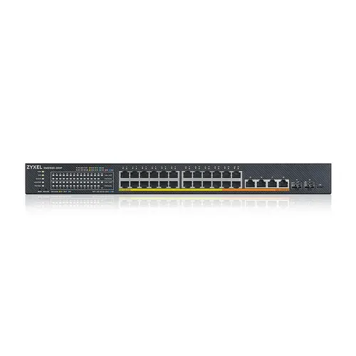 Комутатор, ZyXEL XMG1930-30HP, 24-port 2.5GbE Smart Managed Layer 2 PoE 700W 22xPoE+/8xPoE++ Switch with 4 10GbE and 2 SFP+ Uplink