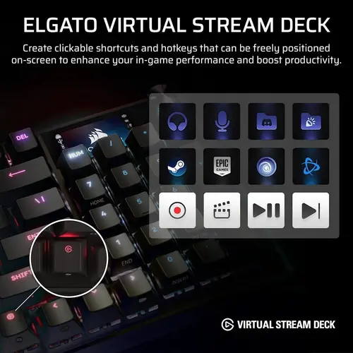 Corsair VANGUARD PRO 96-MGX, Gaming Keyboard, Black - image 6