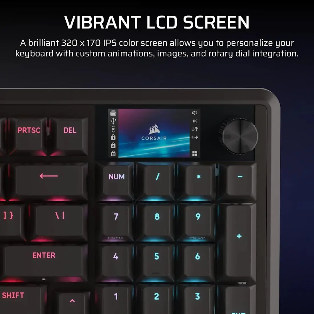 Corsair VANGUARD PRO 96-MGX, Gaming Keyboard, Black - image 9
