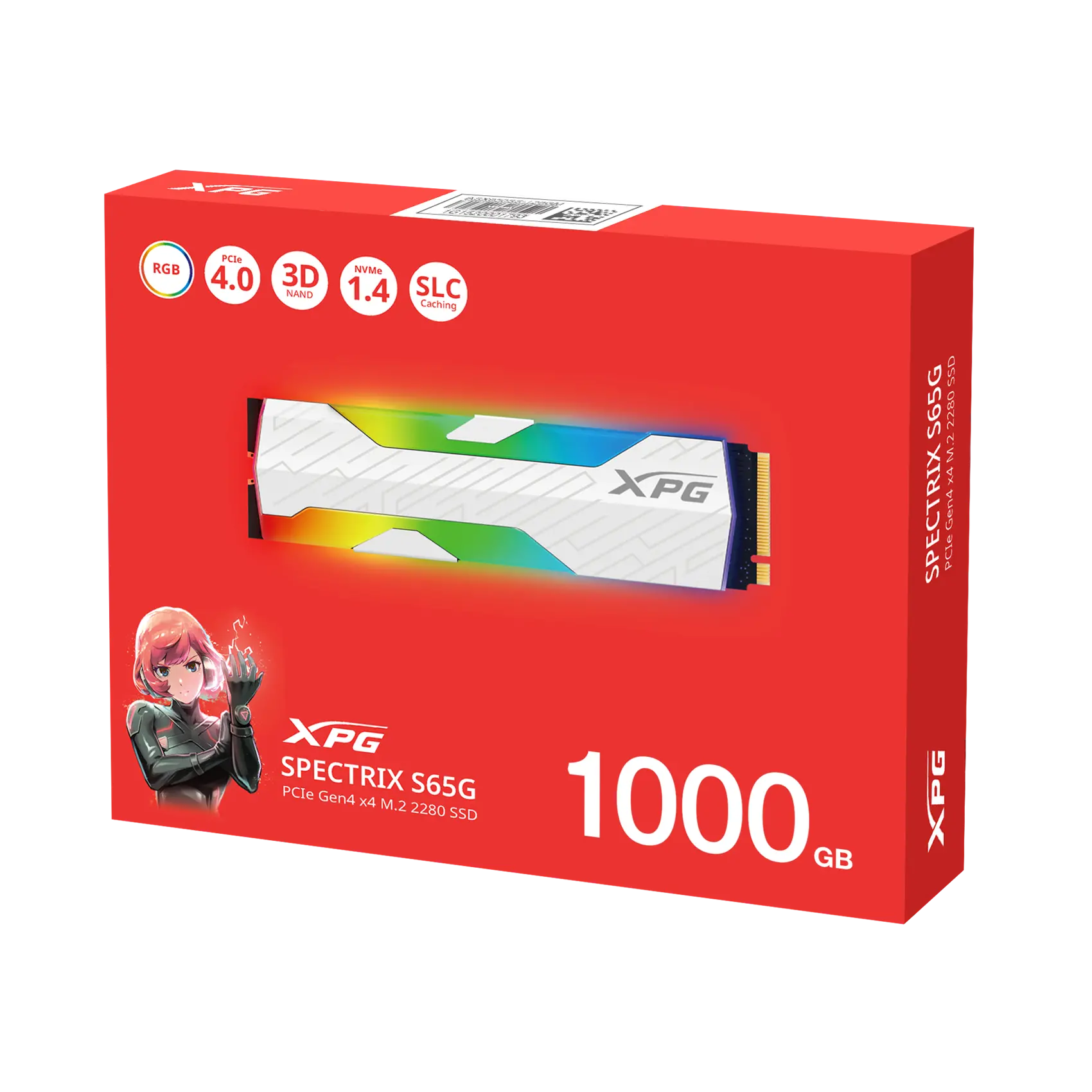 Твърд диск, ADATA XPG SPECTRIX S65G 1T M2 PCIE - image 3