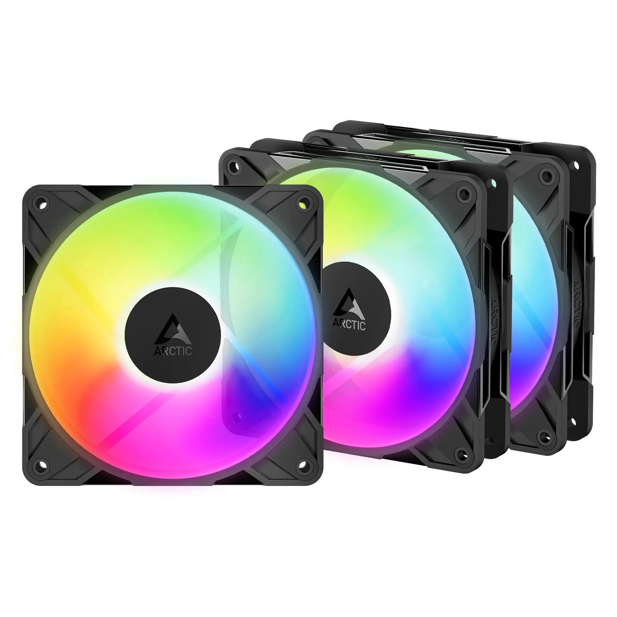Комплект вентилатори 3-pack ARCTIC P12 Reverse Pro A-RGB 120mm PWM - 120x120x25 ACFAN00333A