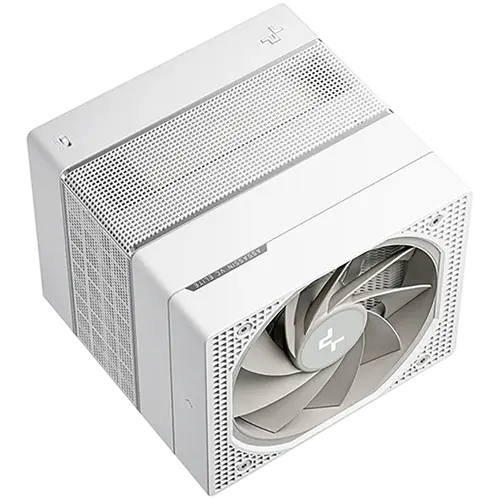 DeepCool ASSASSIN VC ELITE WH, CPU Air Cooler, 1x120mm + 1x140mm FDB Fans, Fan Speed Switch, Vapor Chamber, 7 Heatpipes, White, LGA20xx/1851/1700/1200/115x, AMD AM5/AM4, 144x147x164 mm(LxWxH), R-ASN4-WHNVNN-GJD, 6Y - image 1