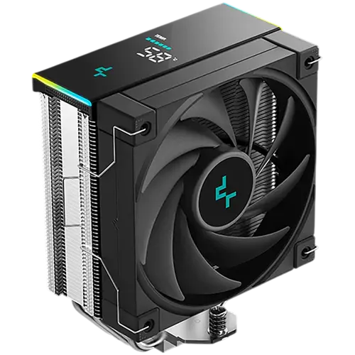 DeepCool AK400 DIGITAL SE, CPU Air Cooler, 1x120mm FK120 PWM Fan, Digital Display, ARGB, 4 Heatpipes, Black, LGA1851/1700/1200/115x, AMD AM5/AM4, 126x97x157 mm(LxWxH), R-AK400-BKADMN-GJD, 3Y