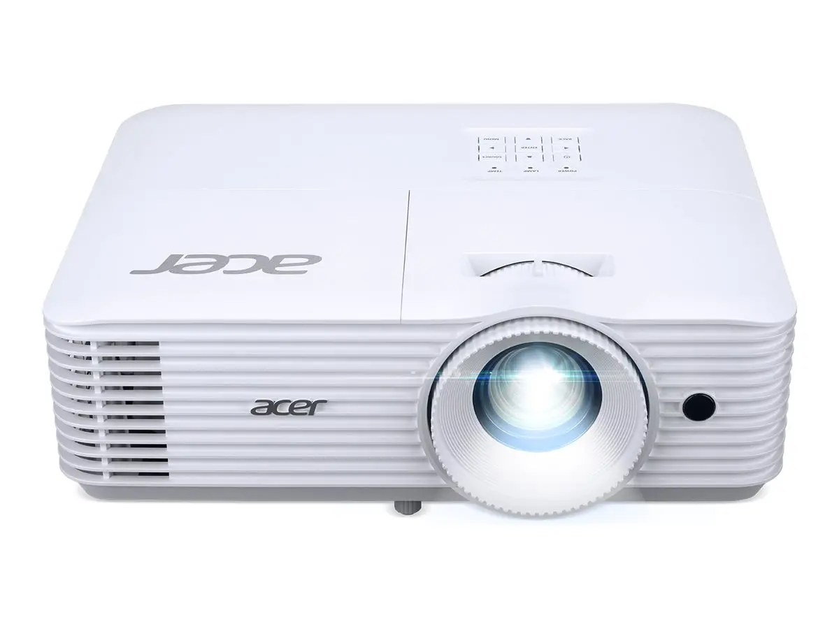 Proiector multimedia, Acer Projector P1258i, DLP, XGA (1024x768), 4800 ANSI Lumens, 20 000:1, 1.3x, HDMI 2x1.4, VGA, DC Out (5V/1A, USB-A), RCA, Audio