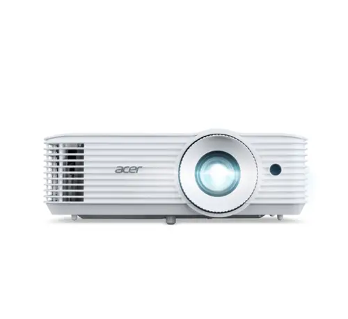Мултимедиен проектор, Acer Projector P1258i, DLP, XGA (1024x768), 4800 ANSI Lumens, 20000:1, 1.3x, 2x HDMI (1.4a), VGA, RCA, Wireless dongle included, Audio in/out (3.5mm), VGA out, DC Out (5V/1A, USB-A), Speaker 10W, Bluelight Shield, 2.8kg, Bag, 3Y, White - image 1