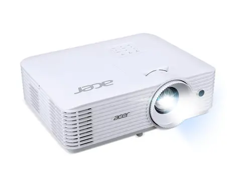 Мултимедиен проектор, Acer Projector P1358i, DLP, WXGA (1280x800), 5000 ANSI Lumens, 20,000:1, 1.3x, 2x HDMI (1.4a), VGA, RCA, Wireless dongle included, Audio in/out (3.5mm), VGA out, DC Out (5V/1A, USB-A), Speaker 10W, Bluelight Shield, 2.8kg, Bag, 3Y, White - image 3