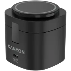 Canyon 4 in 1 Wireless Charging Stand, 30W max, Size: 70x70x70.3mm, weight: 414g, with 65W charger and 1M cable, black