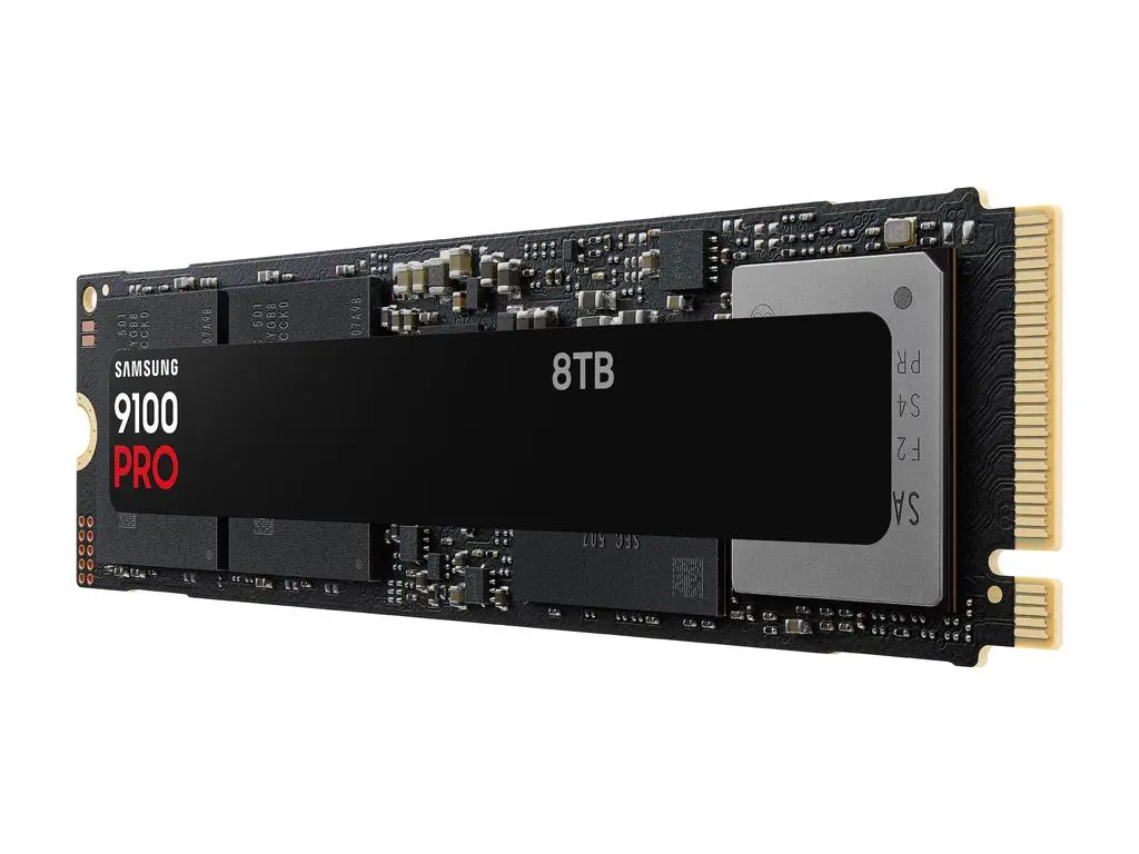 Твърд диск, Samsung SSD 9100 PRO 8TB PCIe 5.0 NVMe 2.0 M.2 up to 14 800 MB/s - image 1