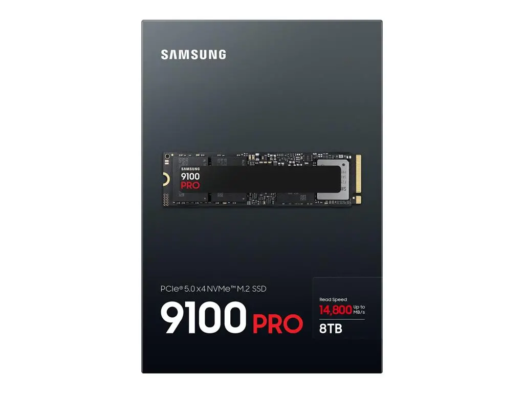 Твърд диск, Samsung SSD 9100 PRO 8TB PCIe 5.0 NVMe 2.0 M.2 up to 14 800 MB/s - image 3