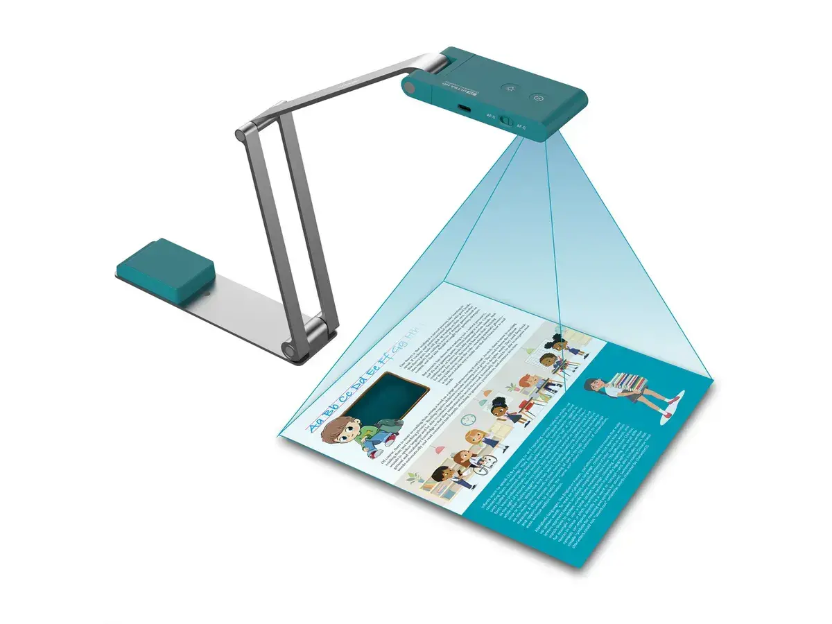 Κάμερα εγγράφων με φορητό σαρωτή-visualizer IRIScan VISUALIZER 7 Dislexic , 4K, USB-C - image 4