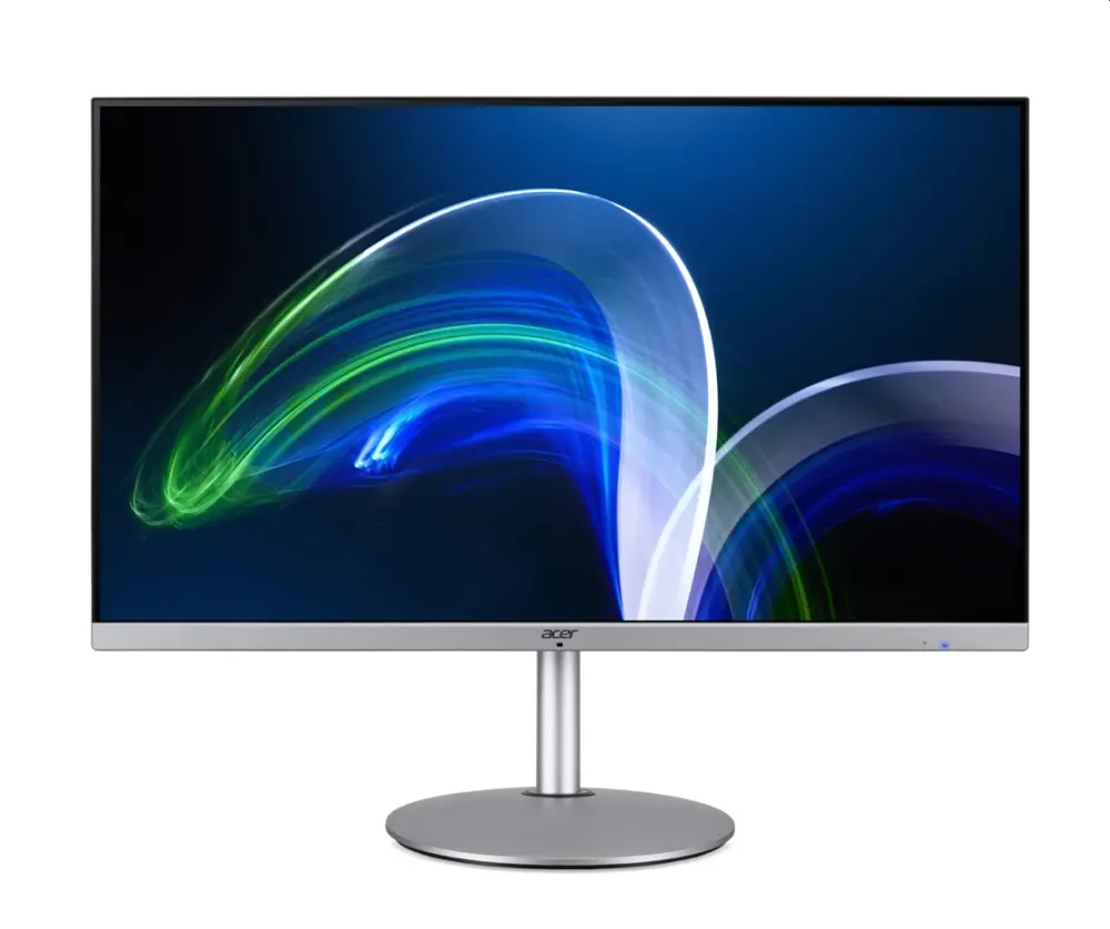 Монитор, Acer Vero CB322QUEsmiiprx, 31.5'' QHD (2560x1440), IPS, 100Hz, 100M:1, 350nits, 4ms (GTG)/1ms (VRB), HDR10, Adaptive Sync, 2xHDMI, DP, Audio out, BlueLightShield Pro, ZeroFrame, Speakers 2*2W, Remote, Vesa, TUV Eyesafe, TCO, Energy Class C, Silver, 3Y