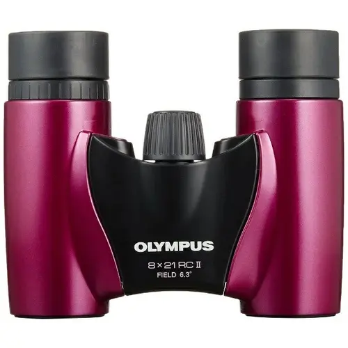 БИНОКЪЛ 8X21 RC II METAL MAGENTA OLYMPUS - image 2