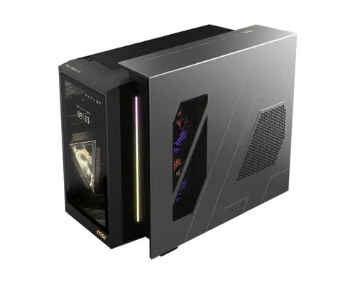Настолен компютър, MSI MEG Vision X AI 2NVV9-208EU, Core Ultra 9 285K(36M Cache, up to 5.70GHz), GeForce RTX 5080 16G SHADOW 3X GDDR7, Z890, Liquid(360mm), 32GB(2x16GB 5600Mhz), 2TB M2, 1200W 80 Plus Gold PSU, 13" FHD Touch, MSI Project Zero, Win11Home, 42.6 Liter, 18.23kg - image 2