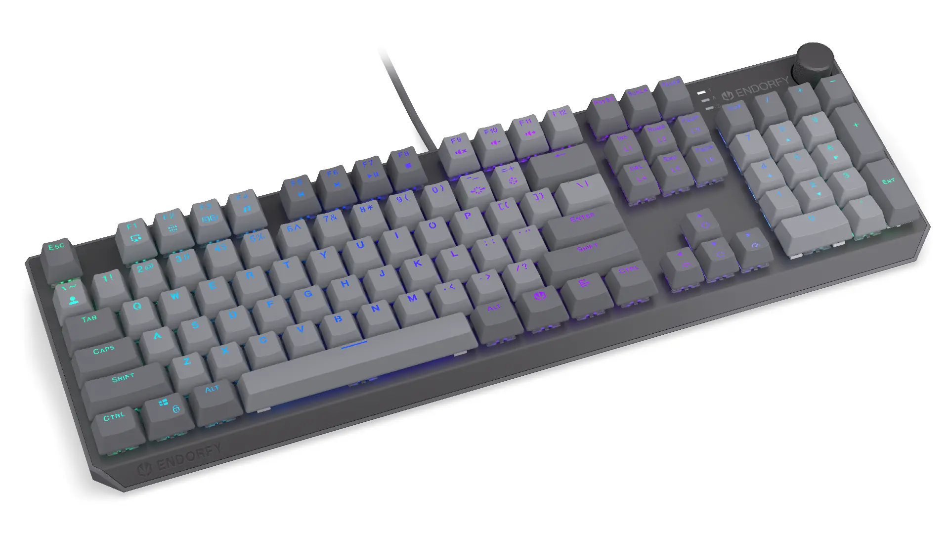 Endorfy механична клавиатура Thock V2 Full Size, PBT, Endorfy Red switch, US Layout - image 1