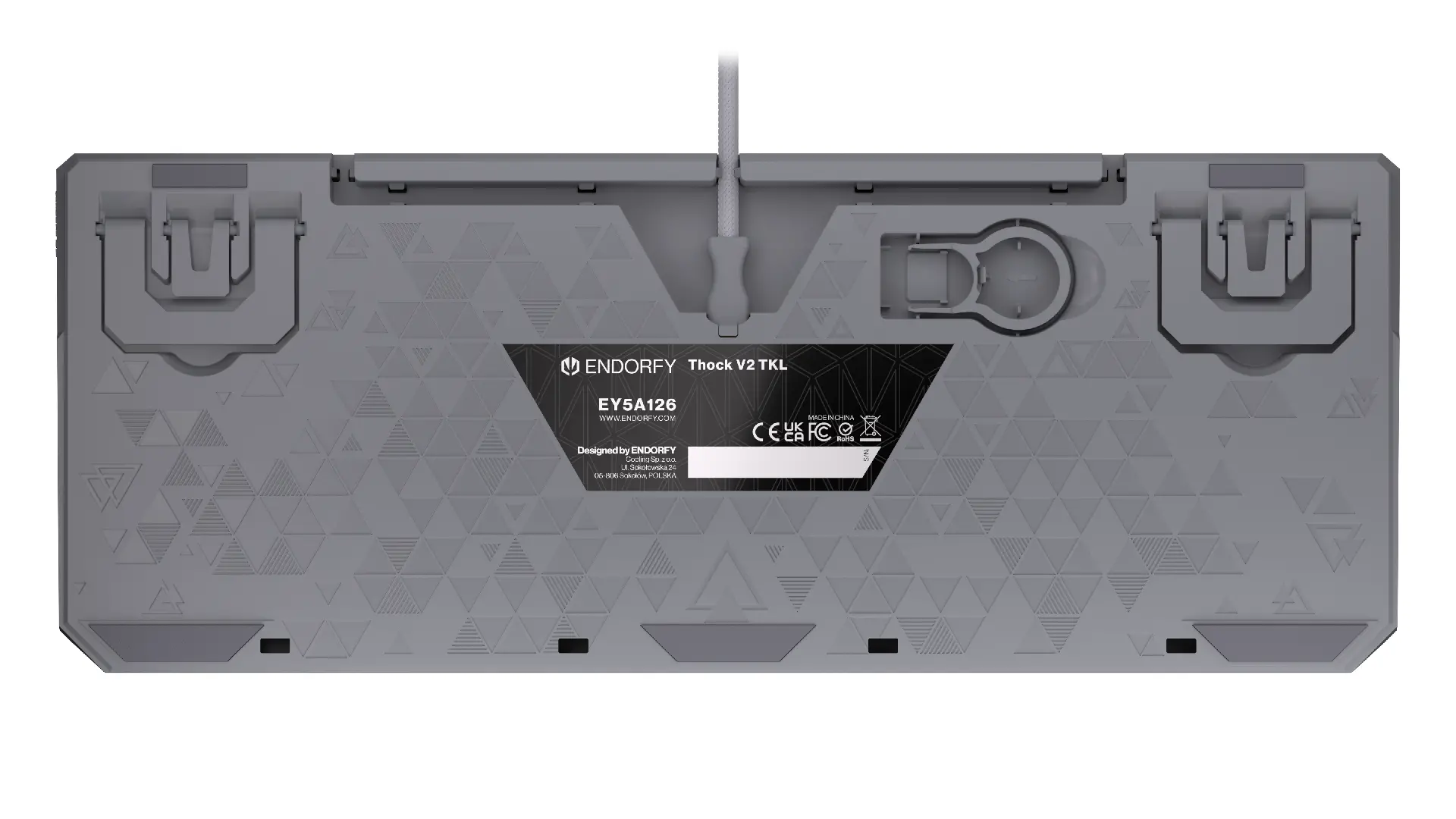 Endorfy механична клавиатура Thock V2 TKL, PBT, Endorfy Red switch, US Layout - image 10