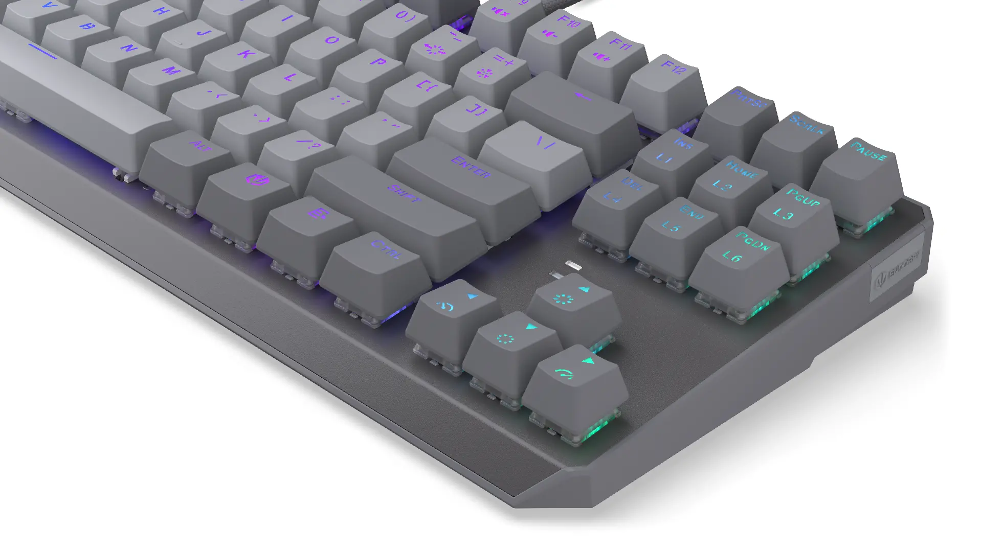 Endorfy механична клавиатура Thock V2 TKL, PBT, Endorfy Red switch, US Layout - image 6