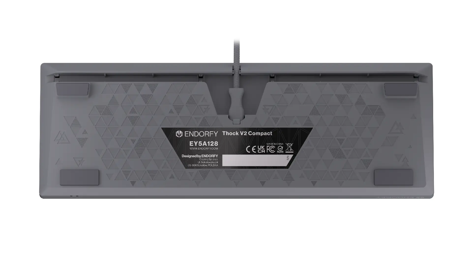 Endorfy механична клавиатура Thock V2 Compact, PBT, Endorfy Red switch, US Layout - image 10