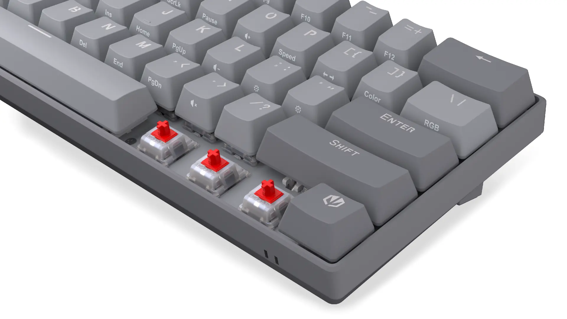 Endorfy механична клавиатура Thock V2 Compact, PBT, Endorfy Red switch, US Layout - image 7