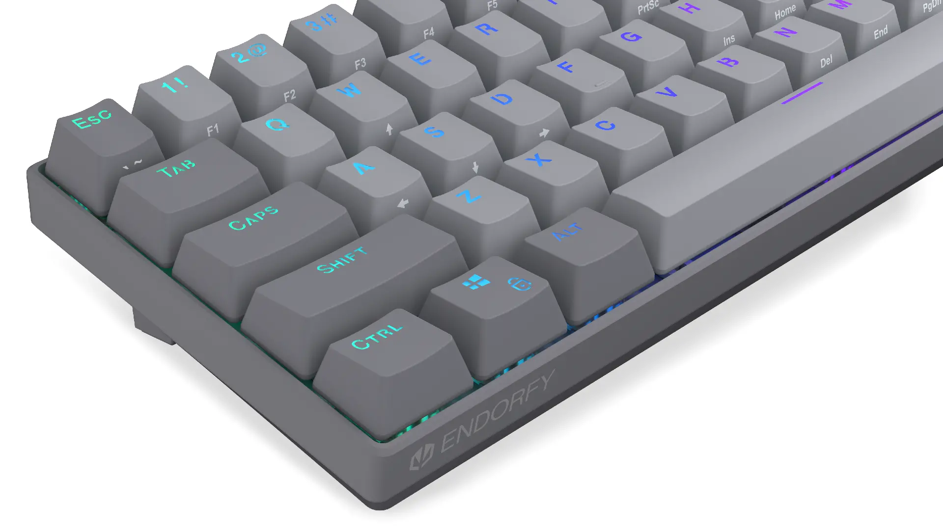 Endorfy механична клавиатура Thock V2 Compact, PBT, Endorfy Red switch, US Layout - image 8