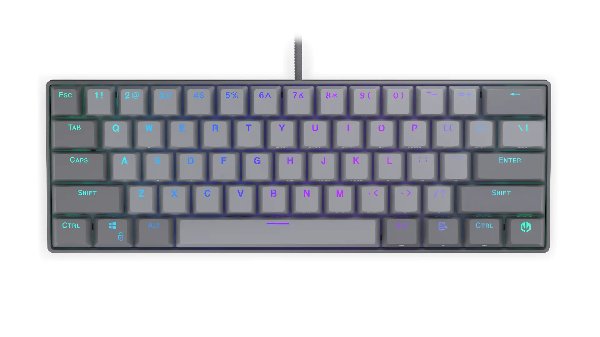 Endorfy механична клавиатура Thock V2 Compact, PBT, Endorfy Red switch, US Layout - image 9