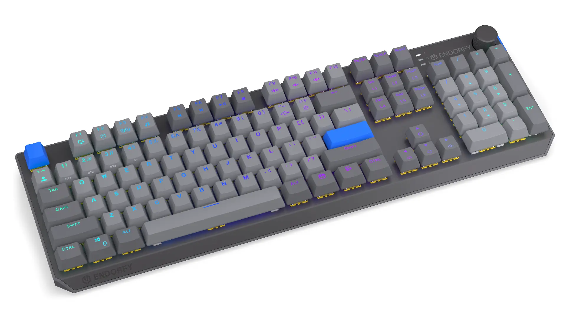 Endorfy механична клавиатура Thock Wireless V2 Full Size, PBT, Endorfy Yellow switch, US Layout - image 1