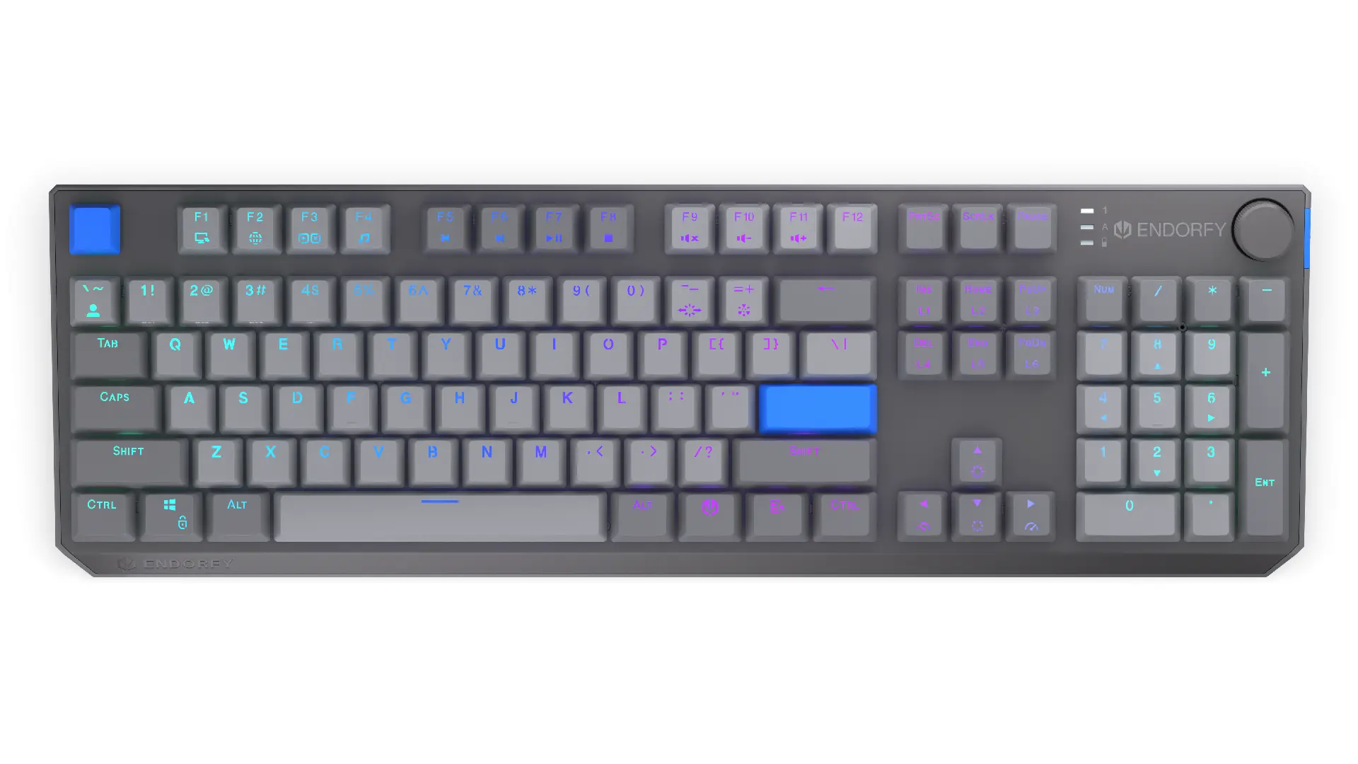 Endorfy механична клавиатура Thock Wireless V2 Full Size, PBT, Endorfy Yellow switch, US Layout - image 10