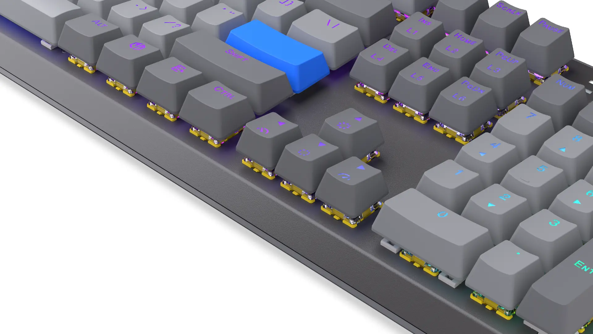 Endorfy механична клавиатура Thock Wireless V2 Full Size, PBT, Endorfy Yellow switch, US Layout - image 6