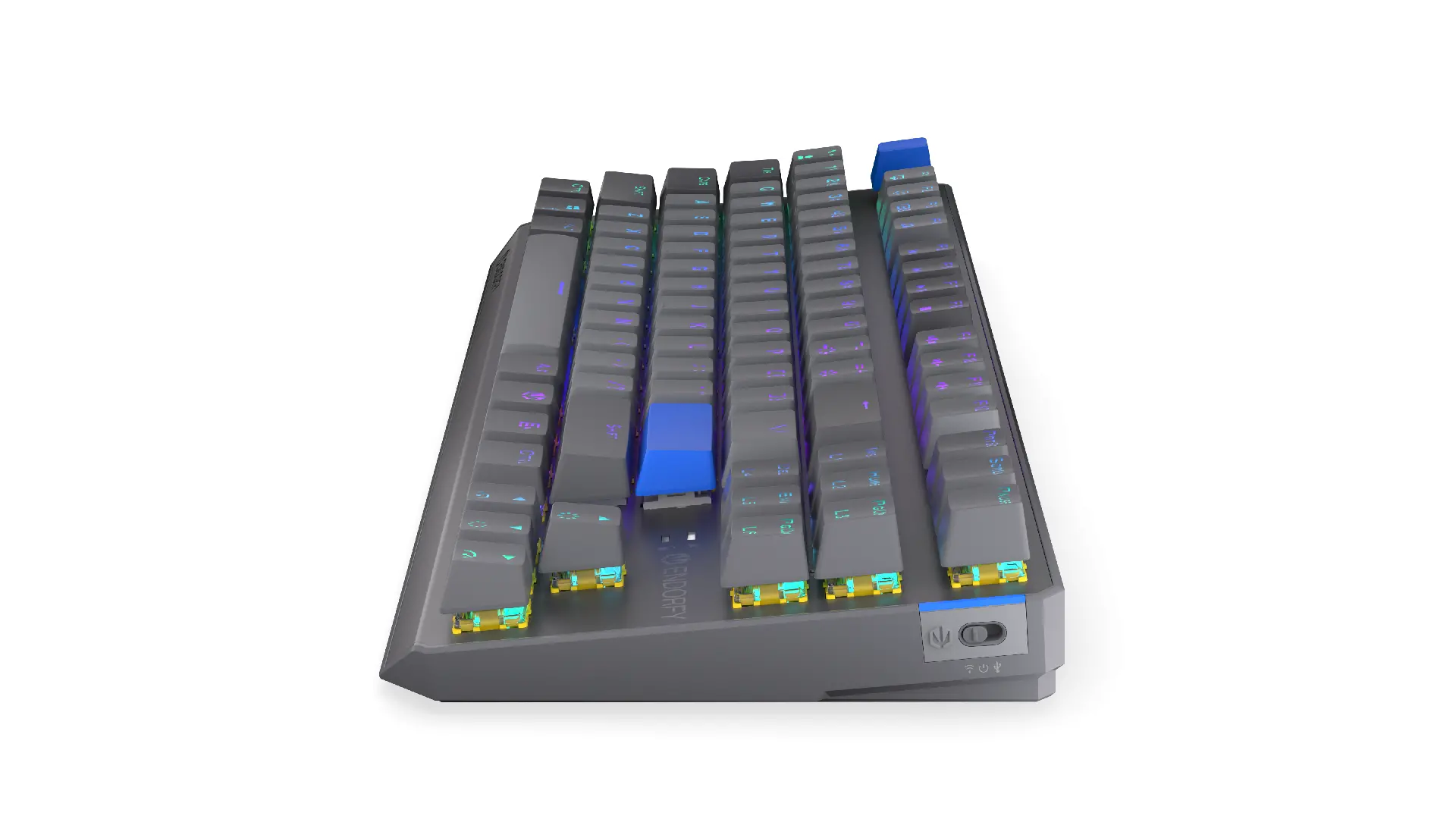 Endorfy механична клавиатура Thock Wireless V2 TKL, PBT, Endorfy Yellow switch, US Layout - image 5