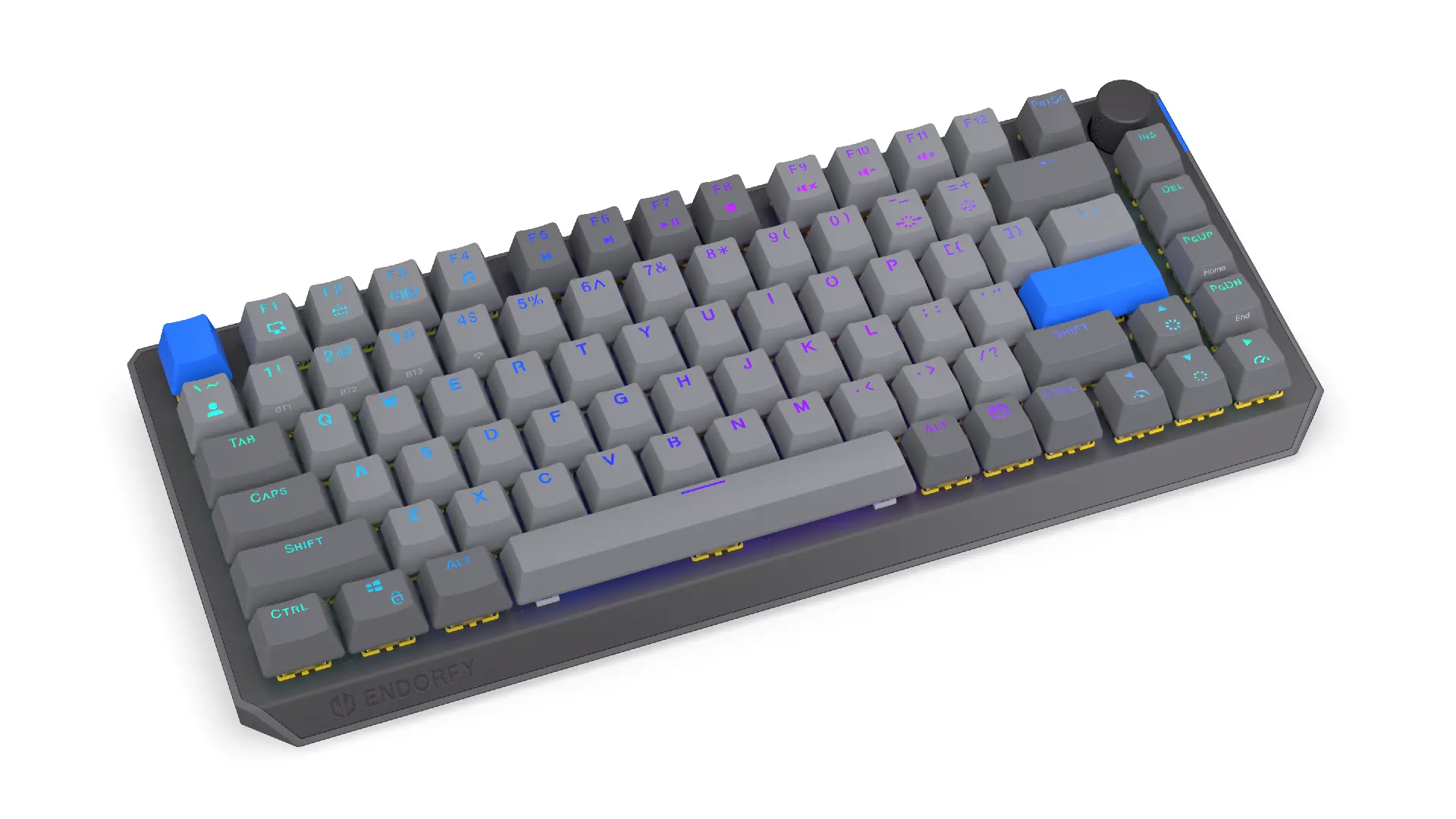 Endorfy механична клавиатура Thock Wireless V2 75%, PBT, Endorfy Yellow switch, US Layout - image 1