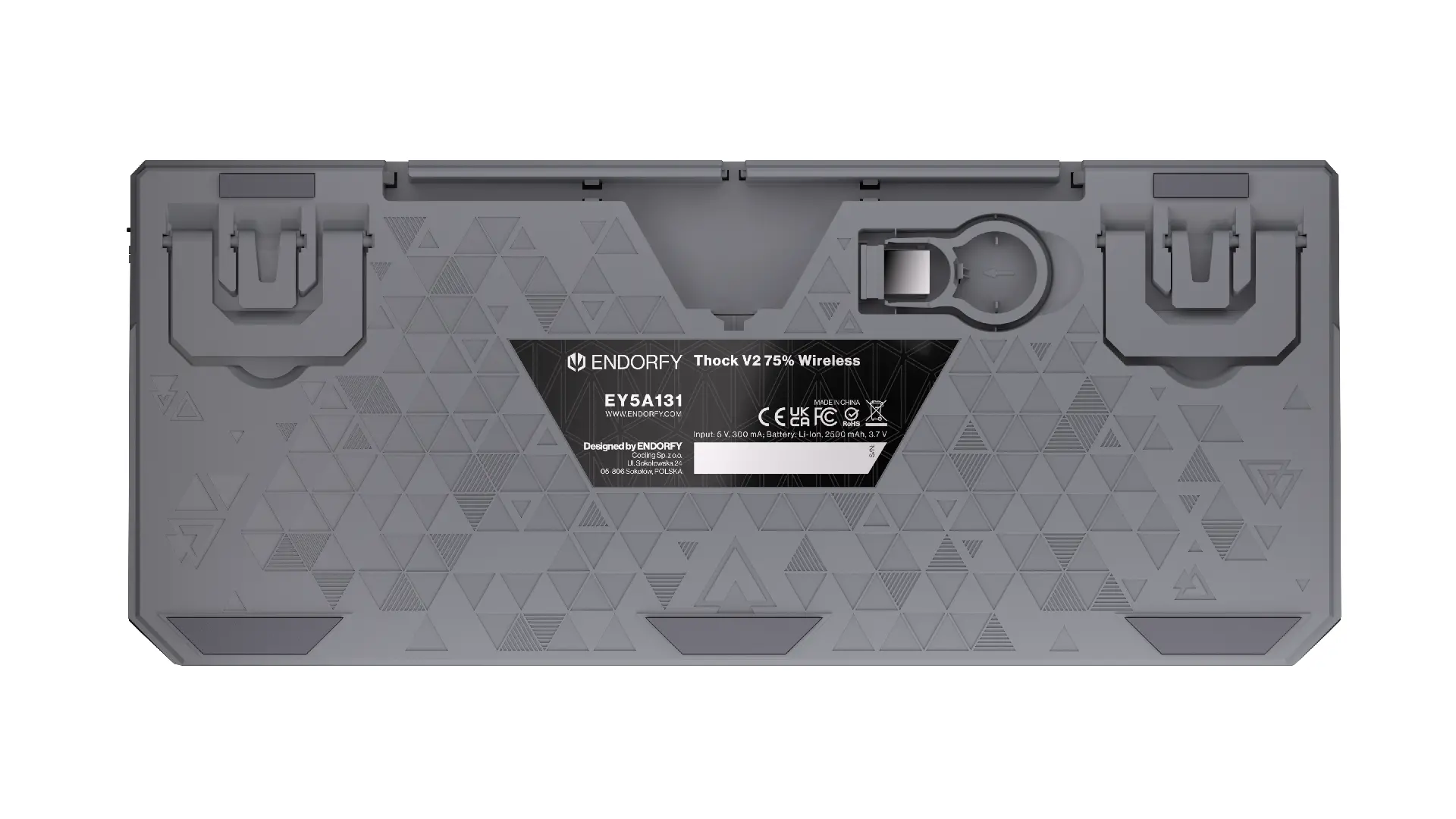 Endorfy механична клавиатура Thock Wireless V2 75%, PBT, Endorfy Yellow switch, US Layout - image 10