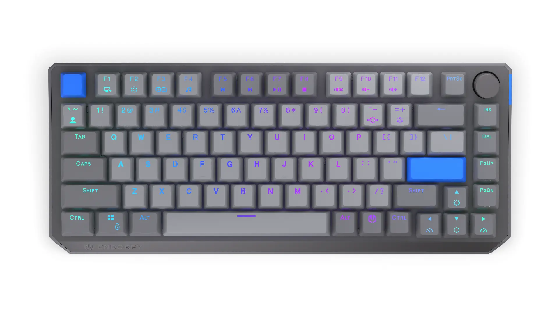 Endorfy механична клавиатура Thock Wireless V2 75%, PBT, Endorfy Yellow switch, US Layout - image 9
