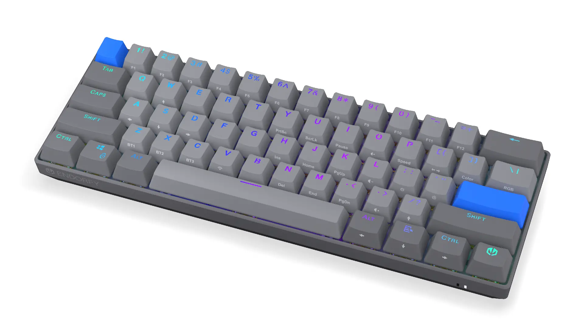 Endorfy механична клавиатура Thock Wireless V2 Compact, PBT, Endorfy Yellow, US Layout