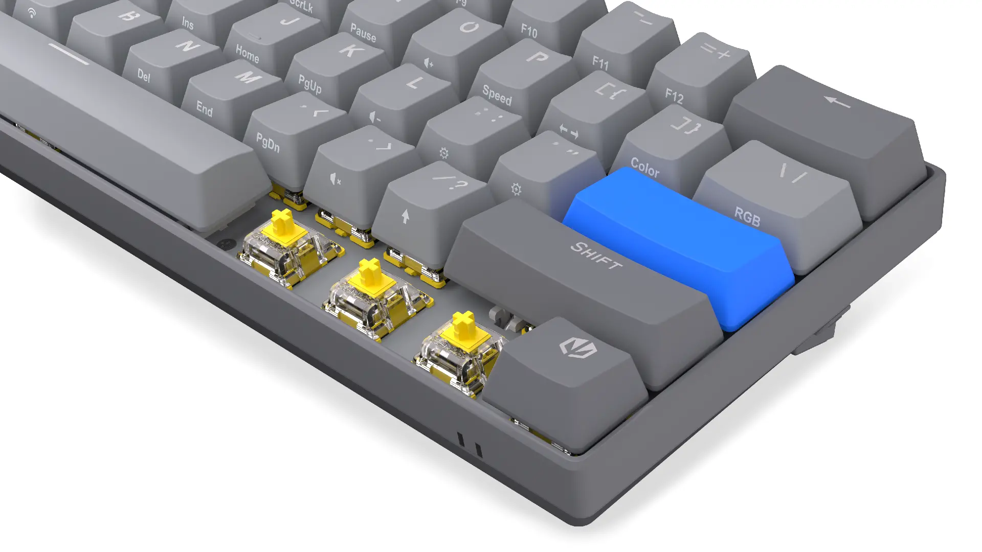 Endorfy механична клавиатура Thock Wireless V2 Compact, PBT, Endorfy Yellow, US Layout - image 7
