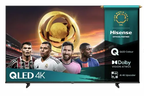 Телевизор, Hisense 50" E7Q, 4K Ultra HD 3840x2160, QLED, Quantum Dot, HDR 10+, HLG, Dolby Vision, DTS Virtual X, Smart TV, WiFi, Light Sensor, BT, Anyview Cast, 3xHDMI, 2xUSB, LAN, CI+, DVB-T2/C/S2, Black