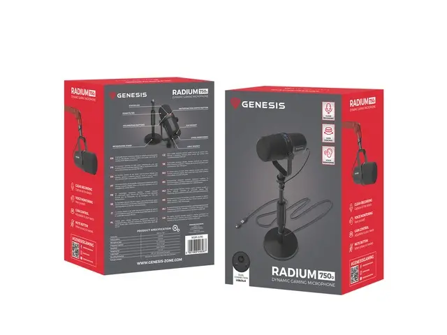 Микрофон, Genesis Microphone Radium 750D Studio USB/XLR Stand - image 3