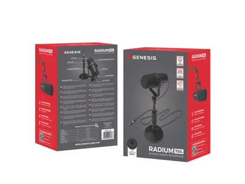 Microfon, Genesis Microphone Radium 750D Studio USB/XLR Stand - 4