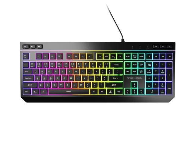 Tastatură, Genesis Gaming Keyboard Rhod 530 RGB Backlight US Layout Programmable