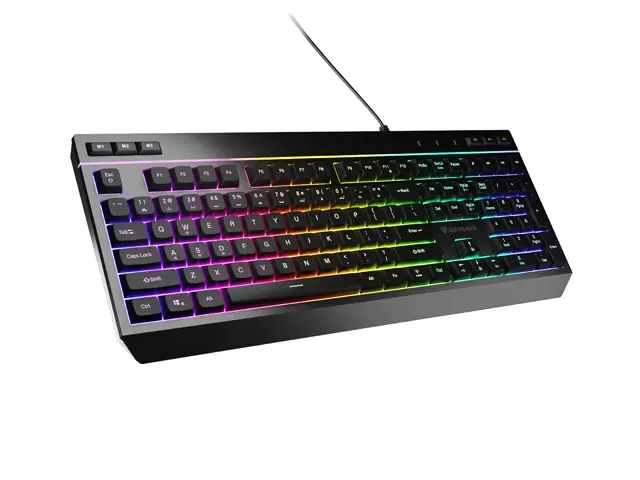 Tastatură, Genesis Gaming Keyboard Rhod 530 RGB Backlight US Layout Programmable - image 1