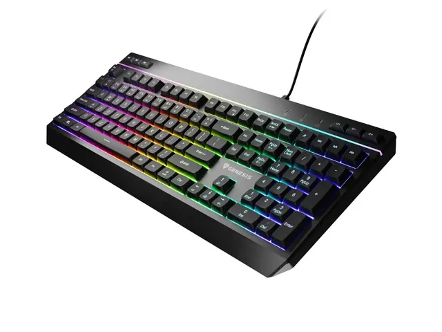 Tastatură, Genesis Gaming Keyboard Rhod 530 RGB Backlight US Layout Programmable - image 2