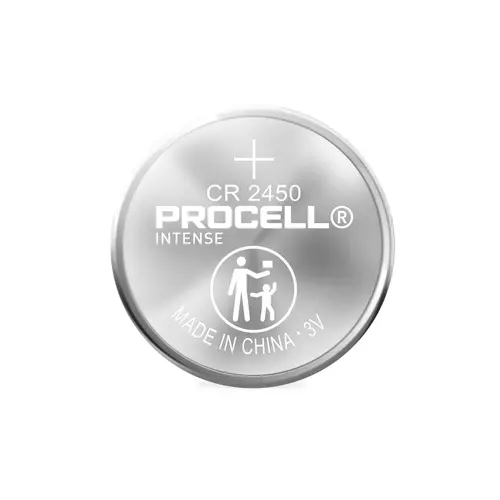 Бутонна батерия DURACELL PROCELL CR2450, 3V, 1 бр. bulk, Литиева, /цена за 1 батерия/