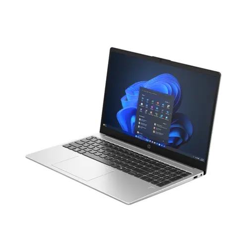 Лаптоп, HP 250R G10 Turbo silver, Core 3-100U(up to 4.7Ghz/10MB/6C), 15.6" FHD AG 300nits, 8GB 3200Mhz 1DIMM, 512GB PCI SSD, Wi-Fi 6 +BT 5.4, Backlit Kbd, 3C Batt, Free Dos - image 1