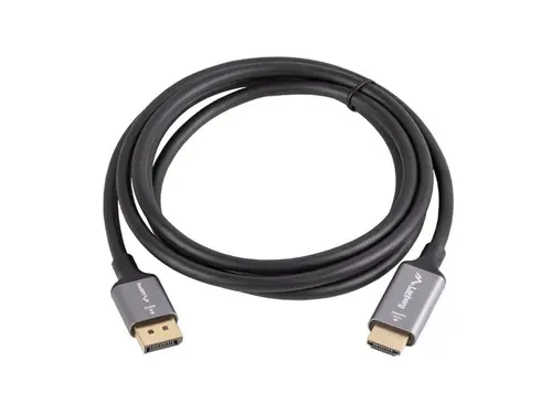 Кабел, Lanberg display port (M)  -> HDMI(M) cable 1.8m, black - image 1